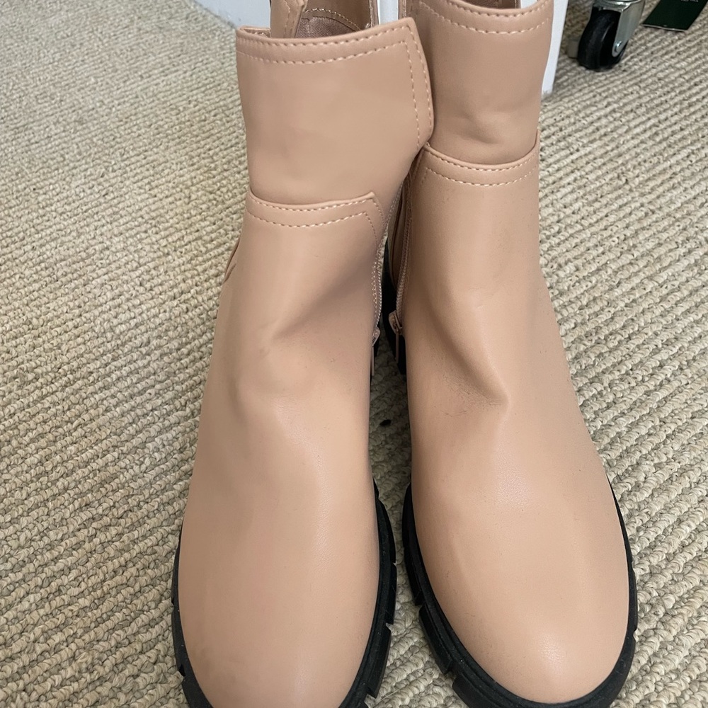LEATHER COMBAT BOOTS - Picture 2 of 4